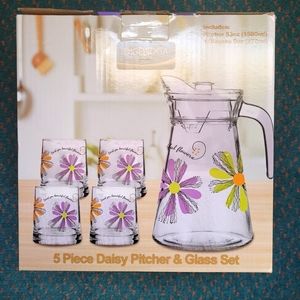 Glass Pitcher Gift Set